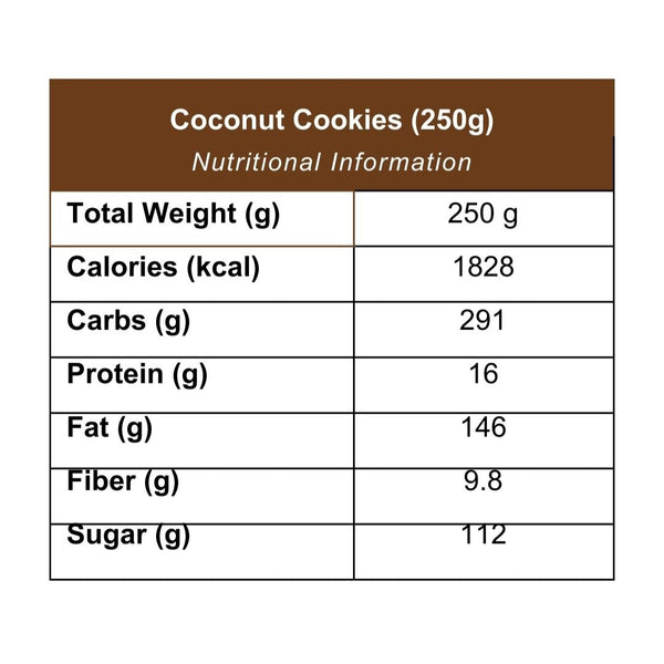 Coconut Cookies 250g